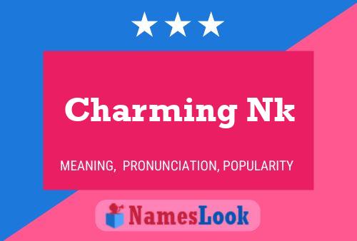 Affiche de nom Charming Nk