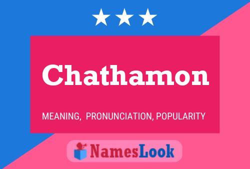 Affiche de nom Chathamon