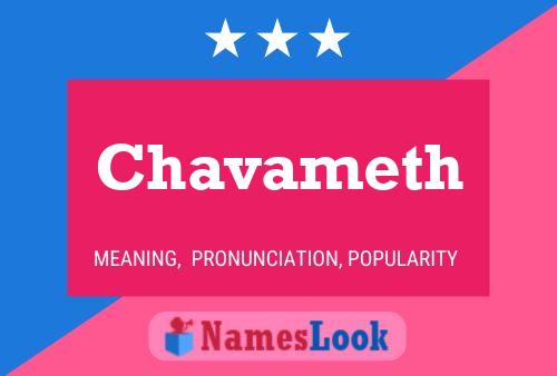 Affiche de nom Chavameth