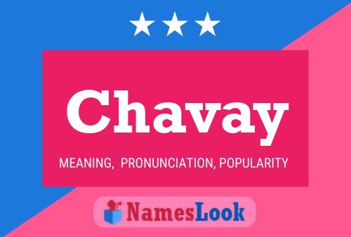 Affiche de nom Chavay