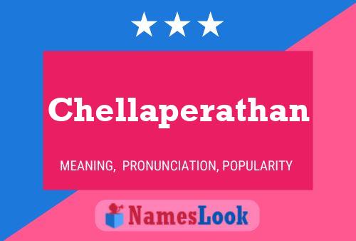 Affiche de nom Chellaperathan