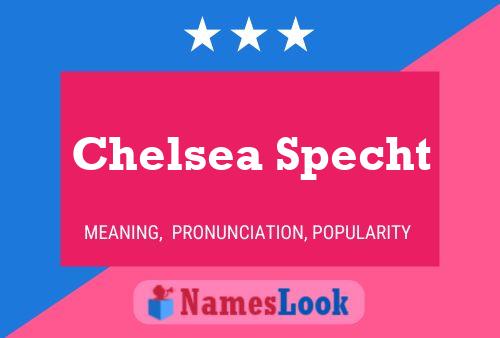 Affiche de nom Chelsea Specht