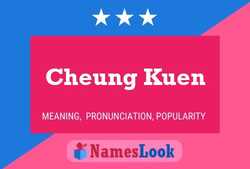 Affiche de nom Cheung Kuen