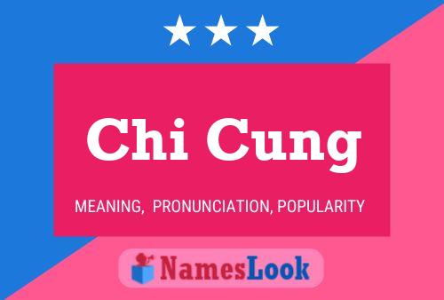 Affiche de nom Chi Cung