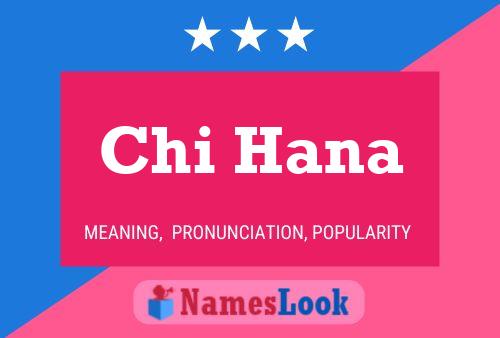 Affiche de nom Chi Hana