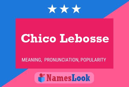 Affiche de nom Chico Lebosse