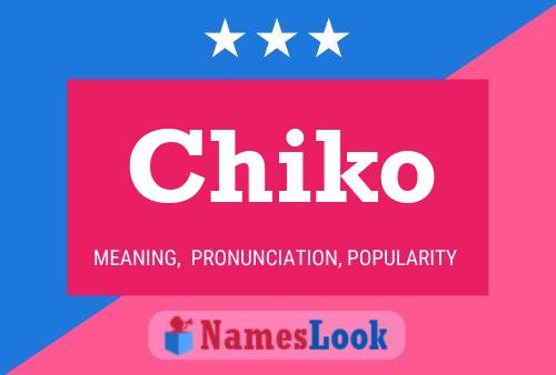 Affiche de nom Chiko