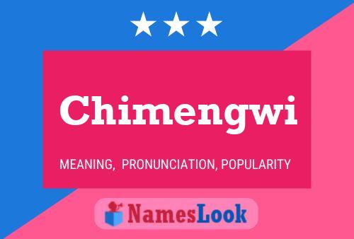 Affiche de nom Chimengwi