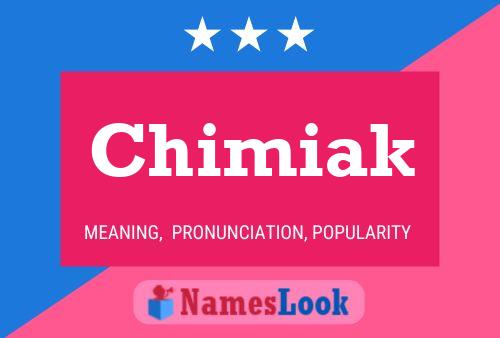 Affiche de nom Chimiak