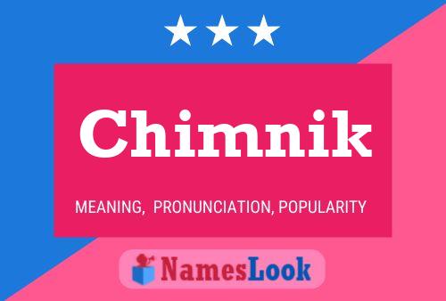 Affiche de nom Chimnik