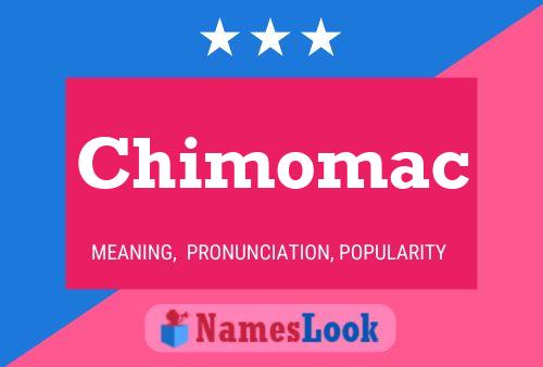 Affiche de nom Chimomac