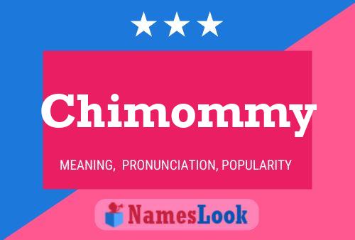 Affiche de nom Chimommy