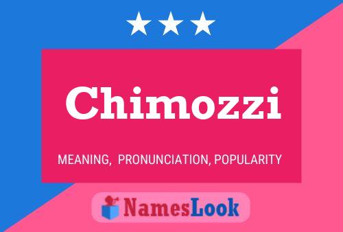 Affiche de nom Chimozzi