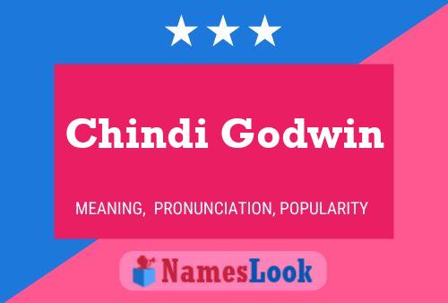 Affiche de nom Chindi Godwin