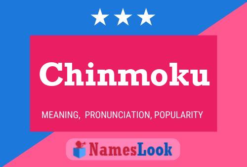 Affiche de nom Chinmoku