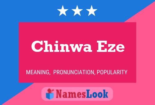 Affiche de nom Chinwa Eze