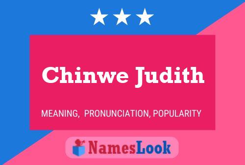 Affiche de nom Chinwe Judith