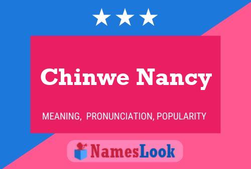 Affiche de nom Chinwe Nancy