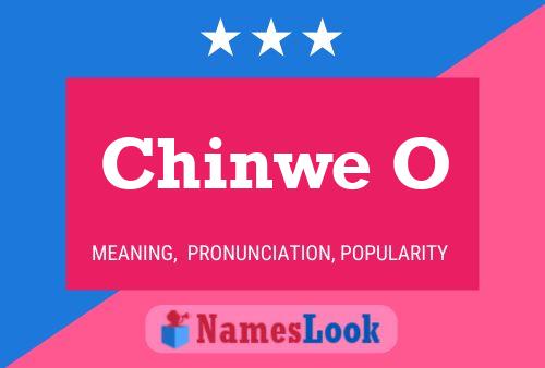 Affiche de nom Chinwe O