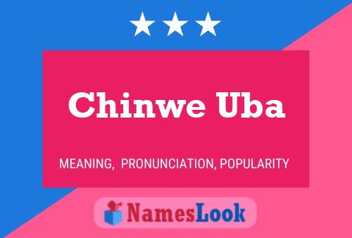 Affiche de nom Chinwe Uba