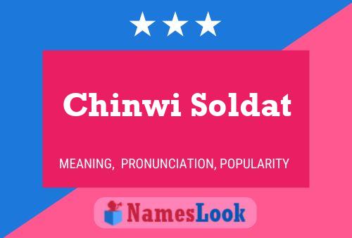 Affiche de nom Chinwi Soldat