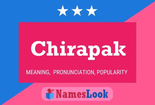 Affiche de nom Chirapak