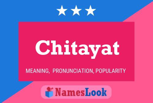 Affiche de nom Chitayat