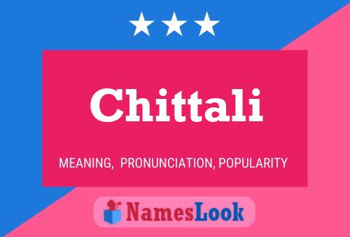 Affiche de nom Chittali