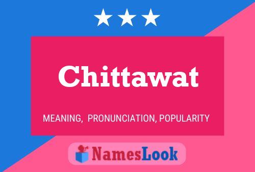 Affiche de nom Chittawat