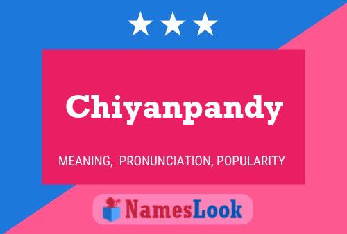 Affiche de nom Chiyanpandy