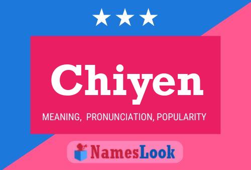 Affiche de nom Chiyen