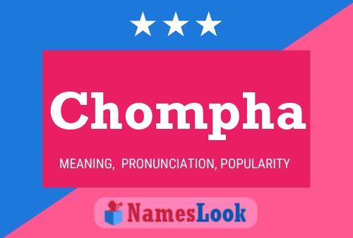 Affiche de nom Chompha