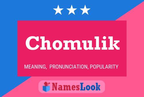 Affiche de nom Chomulik