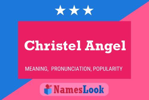 Affiche de nom Christel Angel