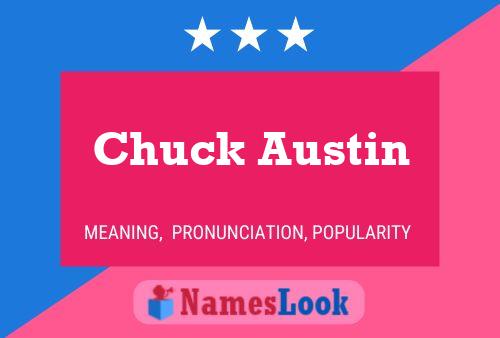 Affiche de nom Chuck Austin