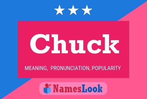 Affiche de nom Chuck