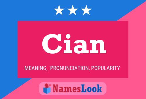 Affiche de nom Cian