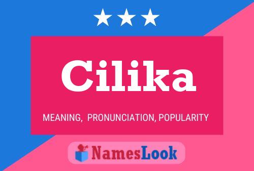 Affiche de nom Cilika