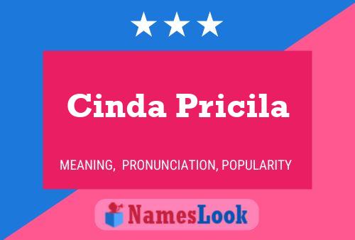 Affiche de nom Cinda Pricila