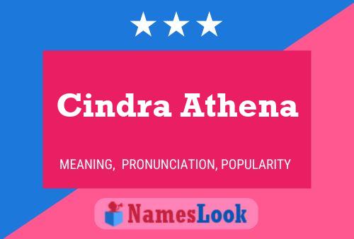 Affiche de nom Cindra Athena