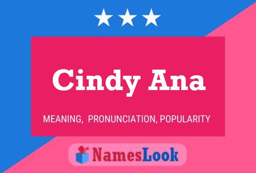 Affiche de nom Cindy Ana