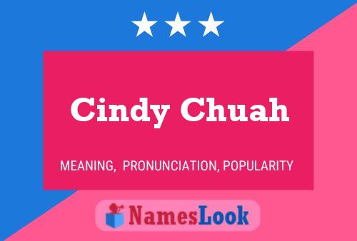 Affiche de nom Cindy Chuah