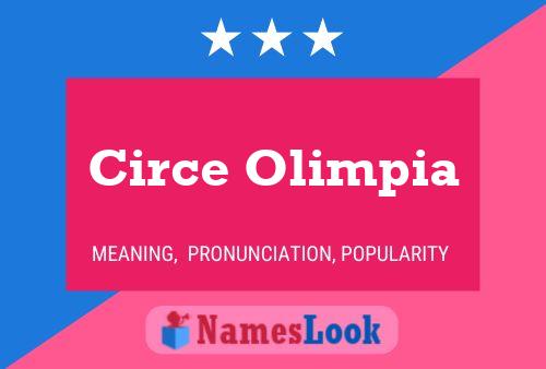 Affiche de nom Circe Olimpia