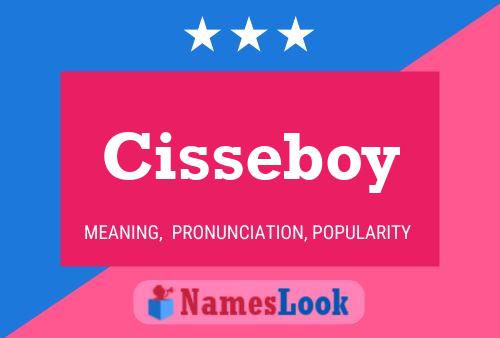 Affiche de nom Cisseboy