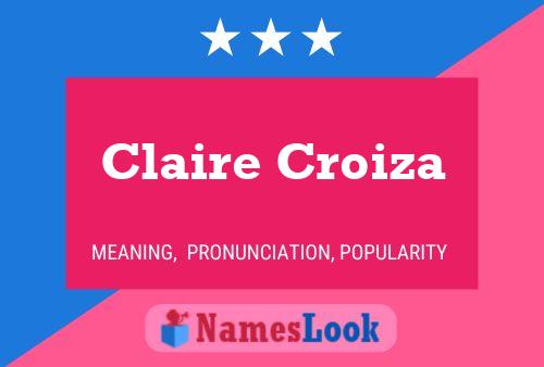 Affiche de nom Claire Croiza