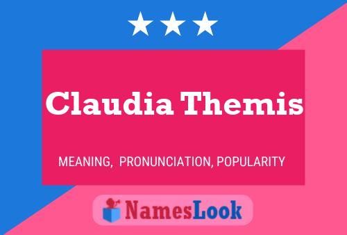 Affiche de nom Claudia Themis