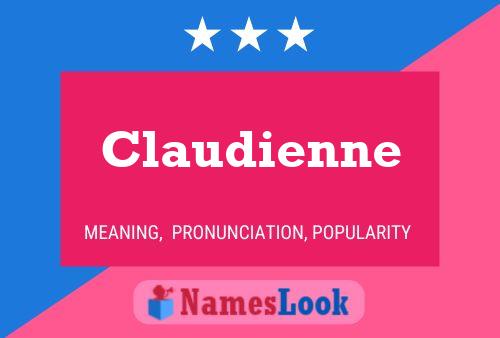 Affiche de nom Claudienne