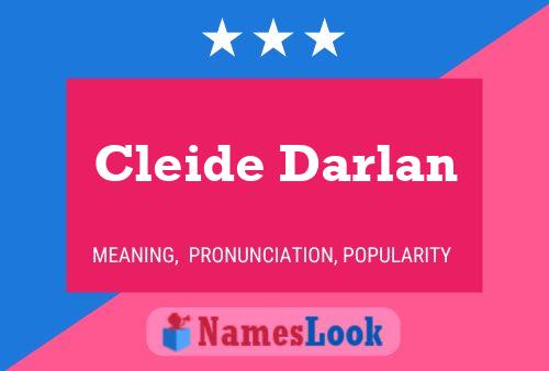 Affiche de nom Cleide Darlan