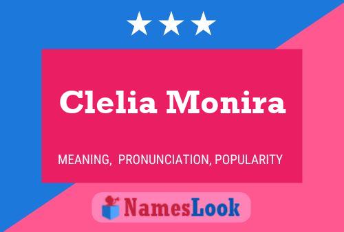 Affiche de nom Clelia Monira