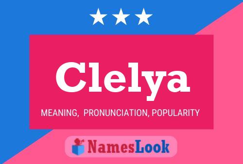 Affiche de nom Clelya